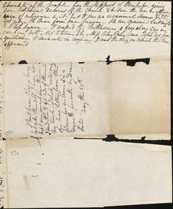 Letters from Elizabeth Watson (Waterhouse) Ware to Mary (Waterhouse) Ware