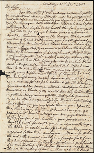 John Waterhouse correspondence