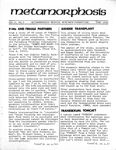 Metamorphosis Vol. 2, No. 3 (June 1983)