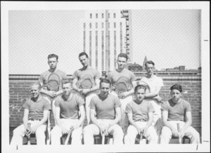 Suffolk University's men's tennis team, 1937-1938