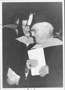 Two faculty members hold programs at the 1978 Suffolk University commencement