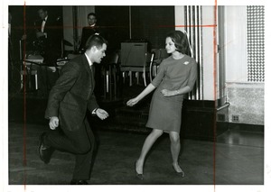 Suffolk University students dancing at the Fall Ball, early 1960s