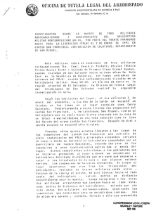 Report regarding an American military helicopter shot down by the Frente Farabundo Marti para la Liberacion Nacional (FMLN) in El Salvador, 2 January 1991