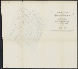 Changes in the bed of Boston harbor from a comparison of the surveys of 1835-61. Sheet 1. Survey of 1835 and 1847