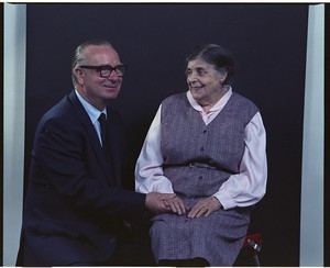 Sir Gerry Fitt, founder of the SDLP and MP for West Belfast, with his mother Mary Ann