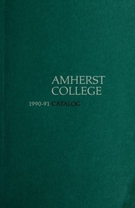Amherst College Catalog 1990/1991