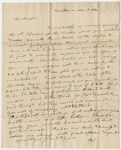Benjamin Silliman letter to Edward Hitchcock, 1824 March 6