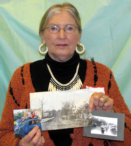 Joan Doscher at the Duxbury Mass. Memories Road Show