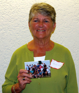 Phyllis Warren at the Stoneham Mass. Memories Road Show