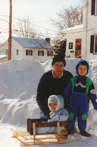 Matthew Glora's first snowstorm