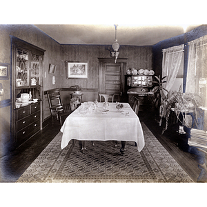 Interior view of a parlor in early twentieth century (1)