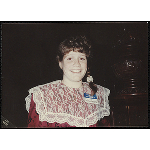 Julie Treanor smiles for the camera at the "Recognition Dinner at Harvard Club"