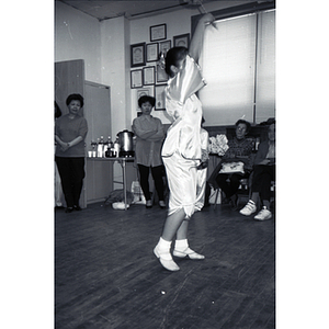 Performer at an event