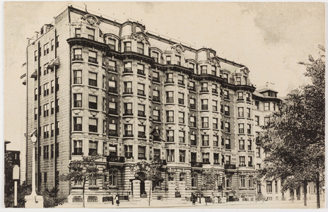 Postcard, Hotel Puritan, 390 Commonwealth Avenue, Boston, Mass.