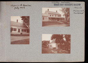 Codman Album 8.0: Maine, New Hampshire, and Massachusetts, New York, 1902 - 1903