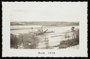 Dredge on the Cape Cod Canal