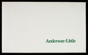 Box, Anderson-Little, Fall River, Mass.