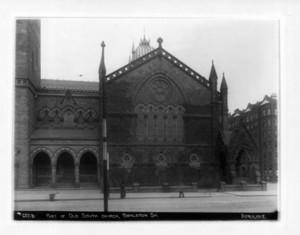 Part of Old South Church, Boylston Street, Boston, Mass., April 11, 1912
