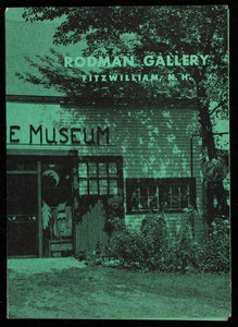 Brochure for the Rodman Gallery, Fitzwilliam, New Hampshire, undated