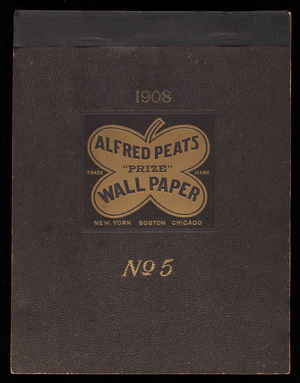 Alfred Peats prize wall paper, no. 5, New York, Boston, Chicago