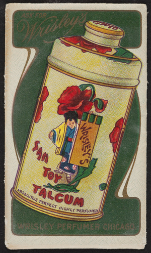 Packet for Wrisley's Sam Toy Talcum, Wrisley Perfumer, Chicago, Illinois, undated