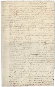 Letter from Cyrus Baldwin to Loammi Baldwin, 15 August 1765