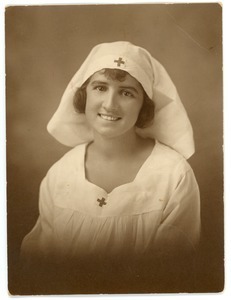 Letitia Crane in her Red Cross uniform