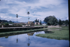 Pond near a village in Nepal