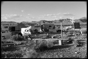 Peace encampment site near the Nevada Test Site