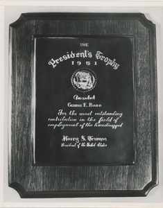 The 1951 president's trophy