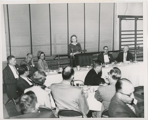 Mary E. Switzer presenting at the 1959 Rehabilitation Counselors Conference