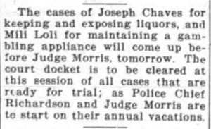Joseph Chaves trial - Hudson News-Enterprise article