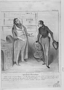 Spéculateur Dramatique. Votre ouvrage est assez bonne..... je la ferai recevoir, je ferai copier le manuscrit et vous ne me donnerez pour cela que les trois quarts du droit d’auteur.......... mais une chose à laquelle je tiens, c’est que je sois seul en nom, c’est une condition Sine qua nonne !