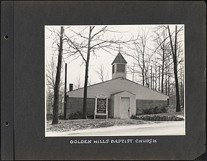 Golden Hills Baptist Church: Melrose, Mass.