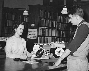 Swampscott Public Library, circulation desk