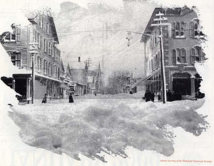 Looking up to Albion Street, February 1, 1898