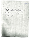 Ford Hall Meetings program, 1908