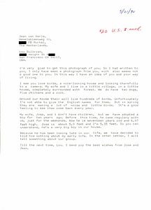Correspondence from Jean Aarle to Lou Sullivan (May 21, 1990)