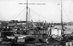 Harbor scene, Gloucester, Massachusetts