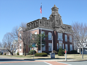 Wakefield Town Hall at 1 Lafayette Street, Wakefield, Mass.