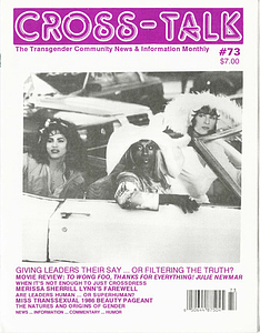 Cross-Talk: The Transgender Community News & Information Monthly, No. 73 (Nov. 1995)