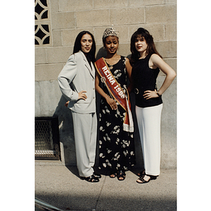 Yaritza Gonzalez, Chamely Toro, and 1995 Festival Queen