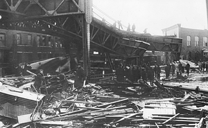 Molasses flood, destruction