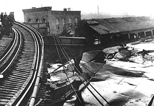 Molasses flood, destruction