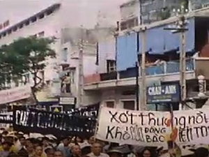 Vietnam: A Television History; Anti KY, Anti American March by Buddhist Demonstrators