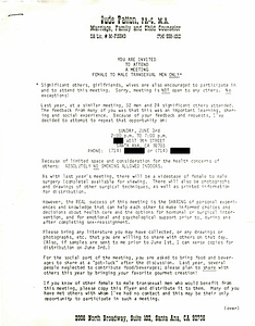 Correspondence from Rupert Raj to Jude Patton (May 24, 1984)