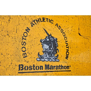 Boston Marathon finish line at One Run
