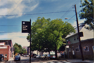 New sign for George Rose Square