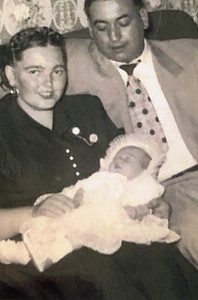 George Oliveira with wife, Stella, and daughter, Edie