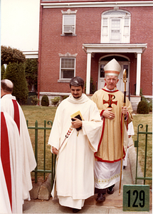 Clergy leaving the Rectory at Saint Anthony's (2)
